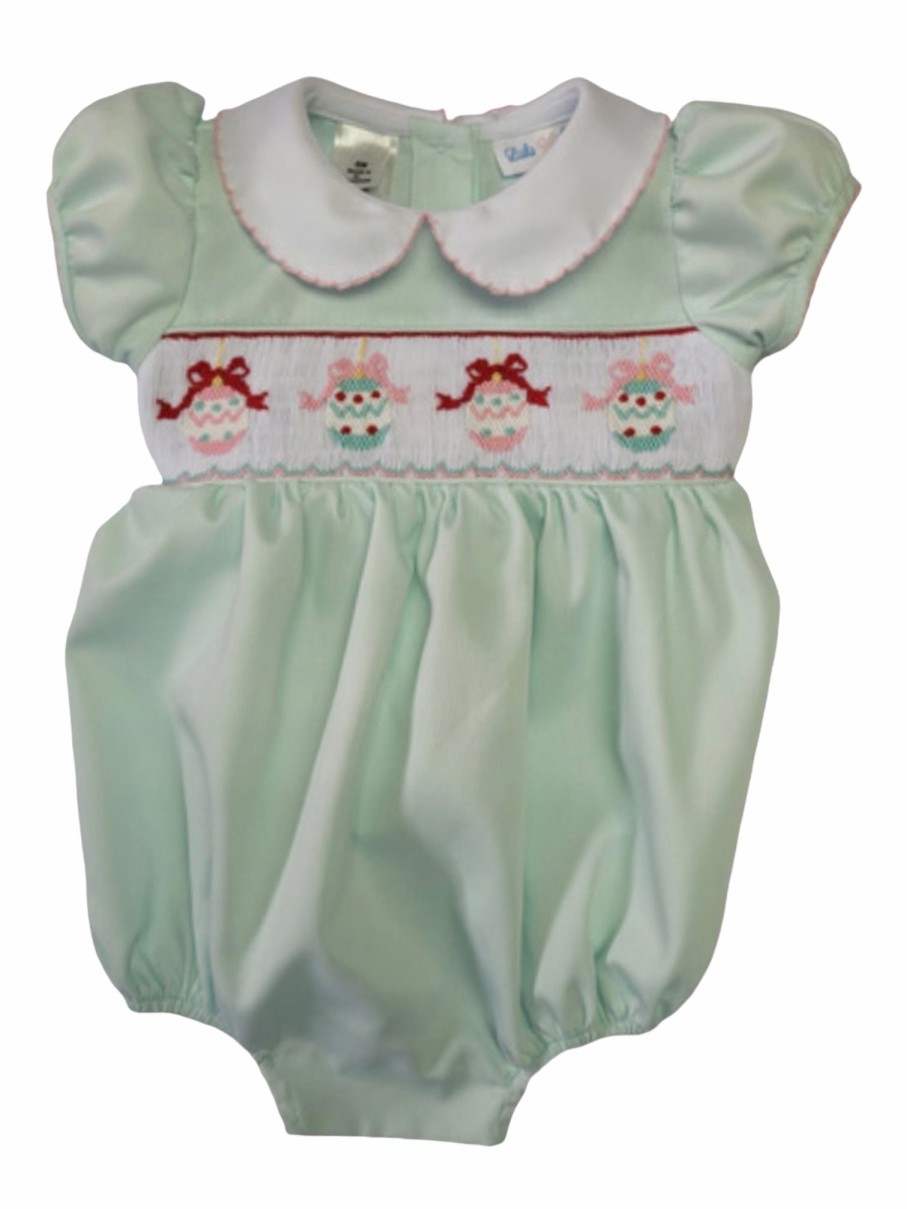 Little Girls (0-2 Years) | * Lulu Bebe Ornament Smocked Bubble Lulu-Bebe Crazy Deals Mint