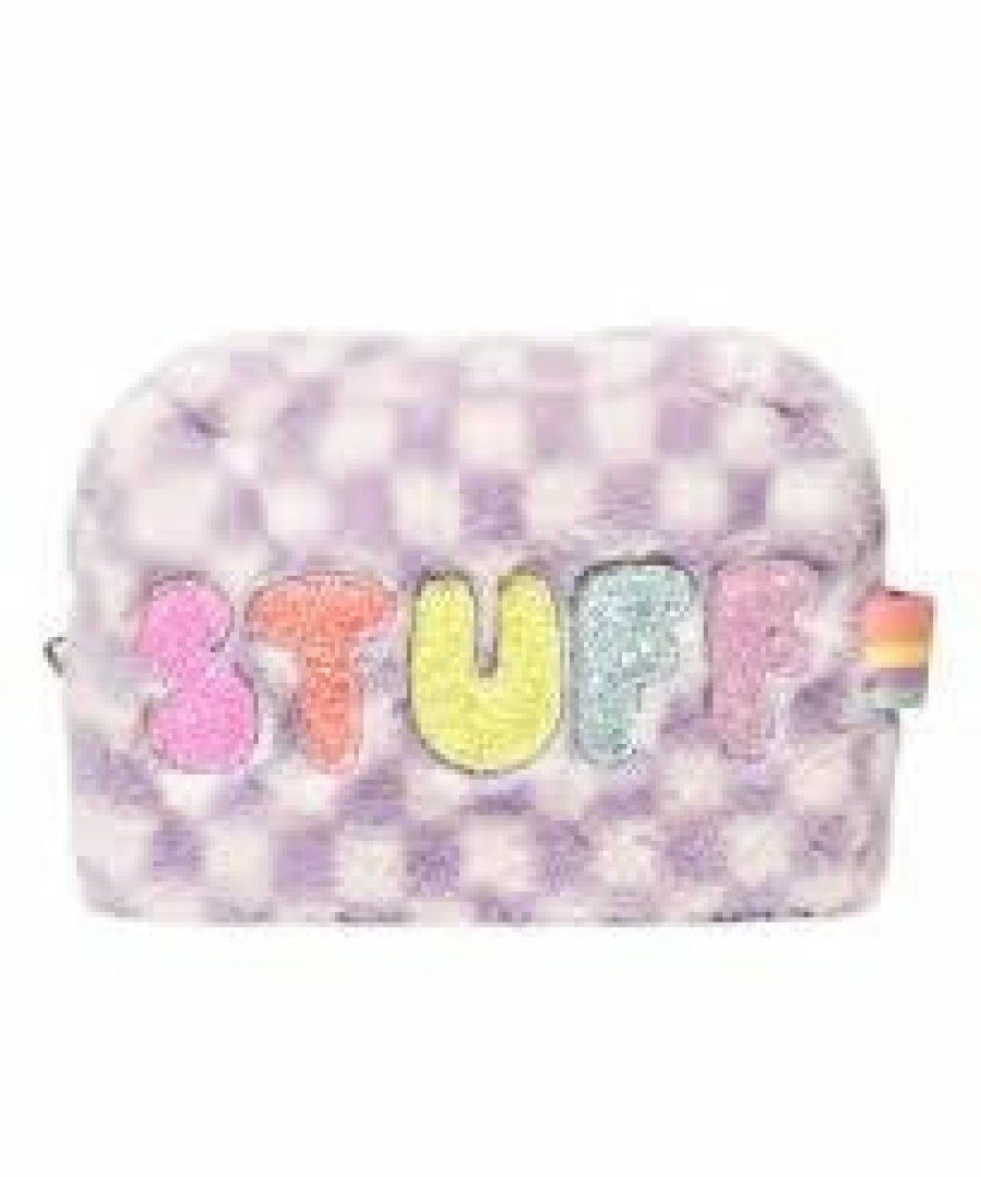 Gifts & Accessories | * Stuff Checker Faux Fur Pouch Omg Accessories New Lavn