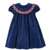 Little Girls (0-2 Years) | * Navy Cord/Tartan Plaid Float Dress Bailey Boys Top Sellers Nvtr