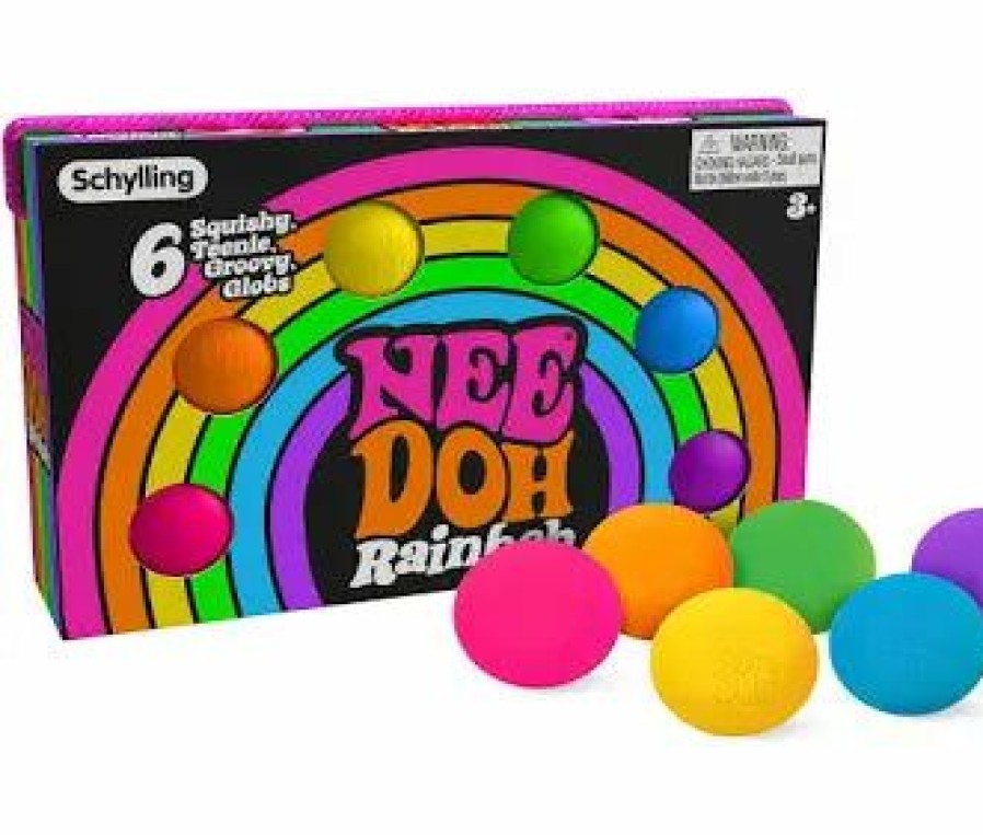 Toys | * Rainbow Teenie Nee Doh Schylling Best Quality Rnbw