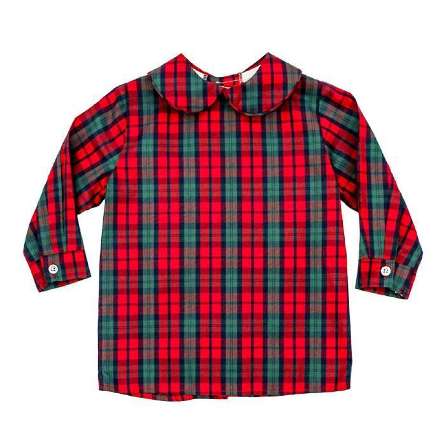 Little Boys (0-2 Years) | * Bailey Boys December Plaid Boys Piped Shirt Online Store Pld