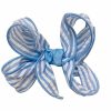 Gifts & Accessories | * Large Seersucker Knot Bow Clip- Millennium Blue Beyond Creations Excellent Milm