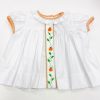 Little Girls (0-2 Years) | * Molly Fall Leaves Embroidered Dress Lulu-Bebe Outlet Sale Wht