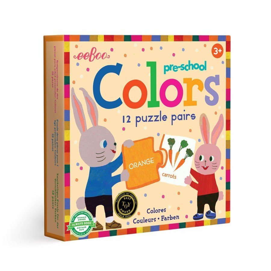 Toys | * Pre-School Colors Puzzle Pairs Eeboo Online