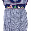 Little Girls (0-2 Years) | * Rosie Smock Bishop Bubble Lulu-Bebe Quality Guarantee Navy