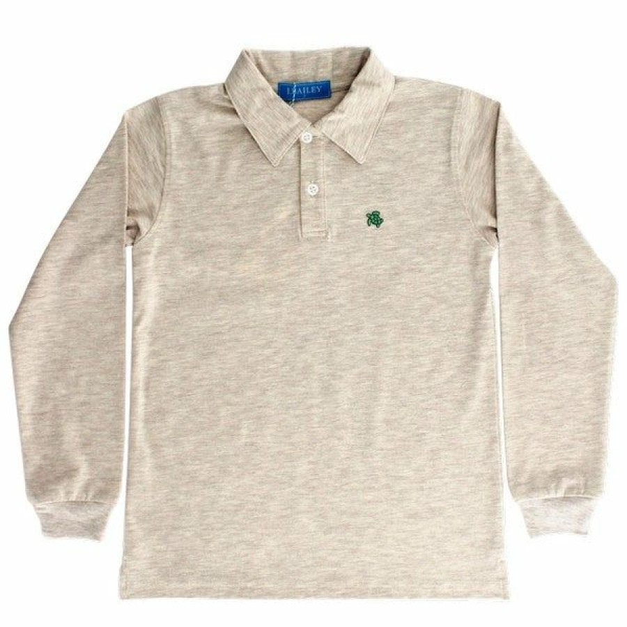 Bailey Boys | * Harry Long Sleeve Polo Eal Bailey Boys Excellent Oatm