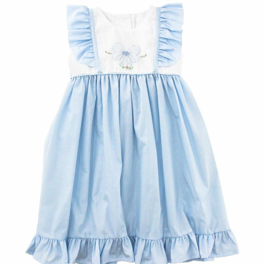 Bailey Boys | * Bow Shadow Work Dress Bailey Boys Special Blue