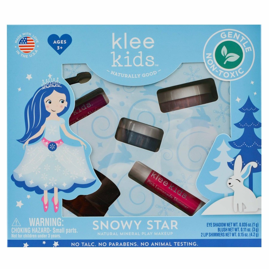 Gifts & Accessories | * Klee Kids Natural Play Makeup 4-Piece Kit Snowy Star Klee Naturals High Quality Snwy