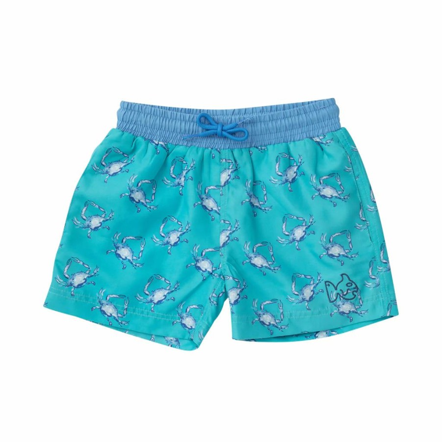 Swim | * Boogie Board Swim Trunk In Sea Jet Crab Print Prodoh Online Sales Scrb