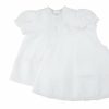 Little Girls (0-2 Years) | * Floral Embroidery Slip Dress White 6363 Feltman Excellent Quality Wht