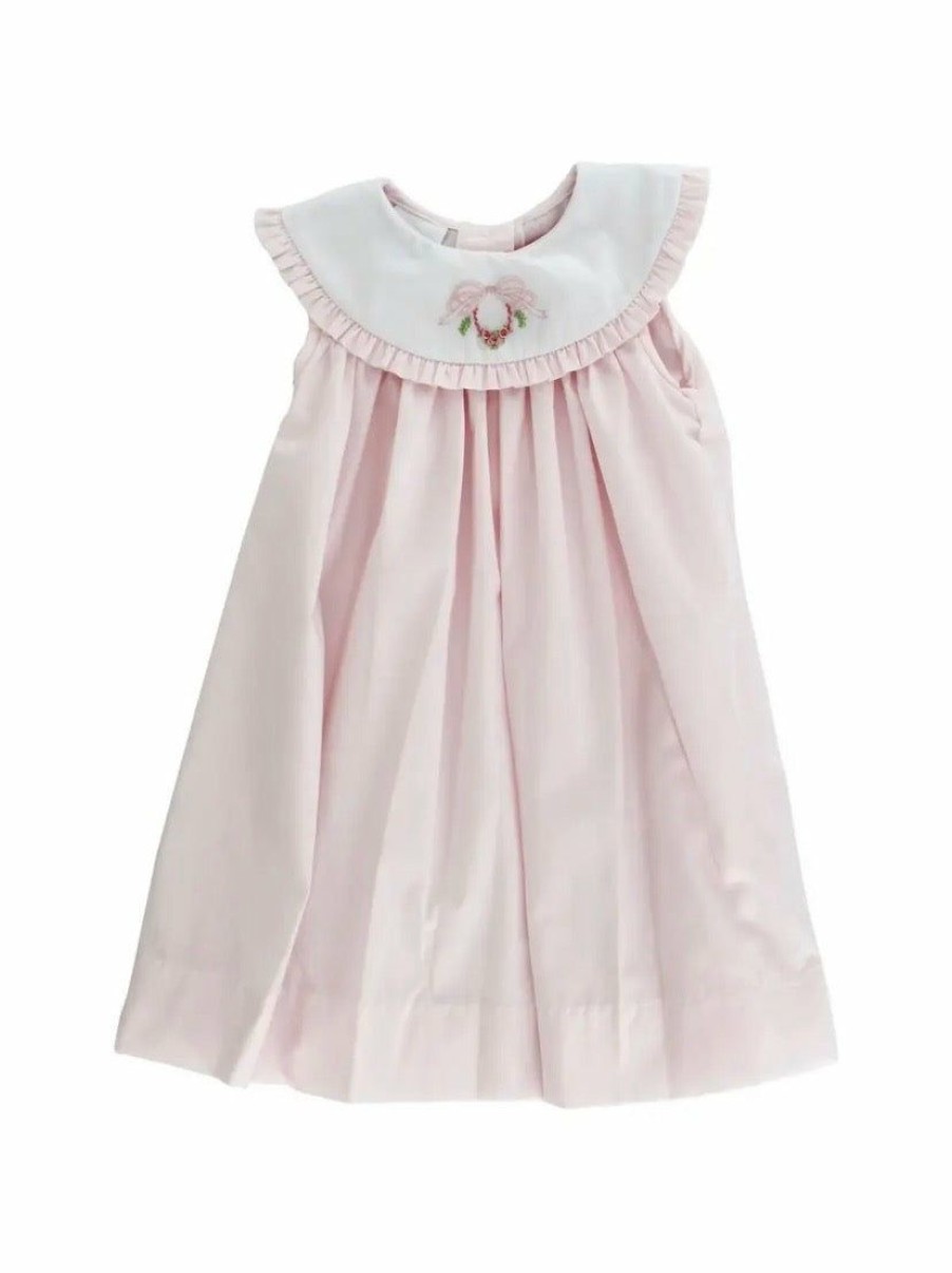 Little Girls (0-2 Years) | * Bailey Boys Wreath With Bow Float Dress Best Price Pink