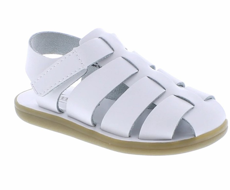 Boys Shoes | * Footmates Captain Sandal White Badorf Shoe Company Attractive Wht