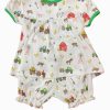 Little Girls (0-2 Years) | * La Luna Farm Print Bloomer Set 100% Guarantee Wmul