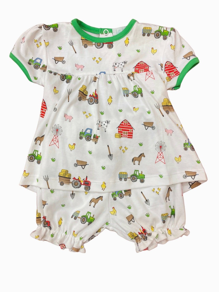 Little Girls (0-2 Years) | * La Luna Farm Print Bloomer Set 100% Guarantee Wmul