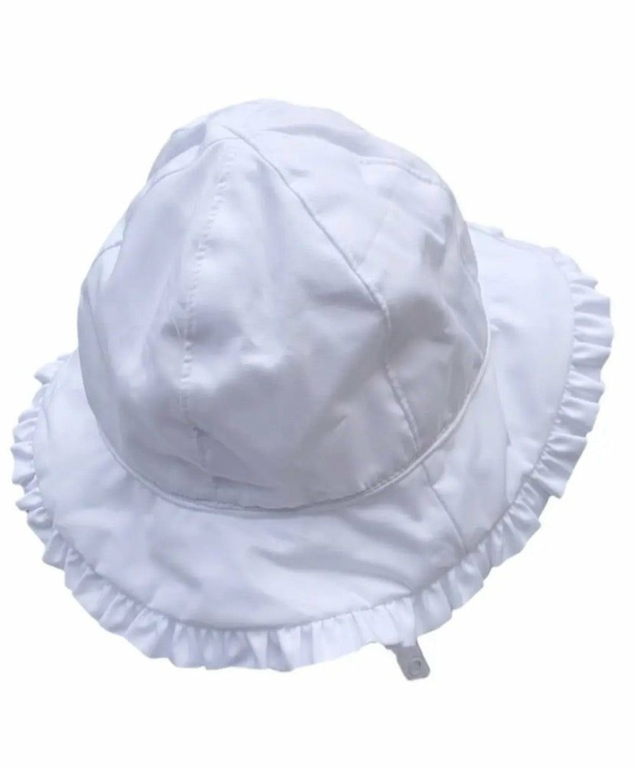 Bailey Boys | * Bailey Boys White Ruffle Hat Top Sellers Wht