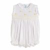 Little Girls (0-2 Years) | * The Classic Daisy Romper Feltman New Wht