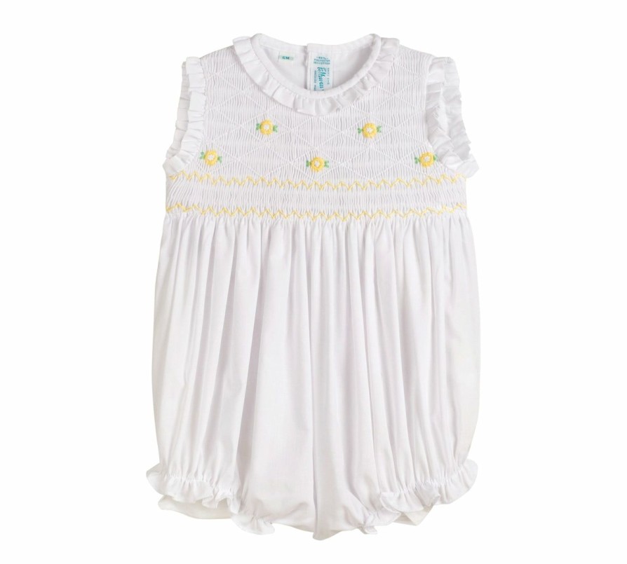 Little Girls (0-2 Years) | * The Classic Daisy Romper Feltman New Wht