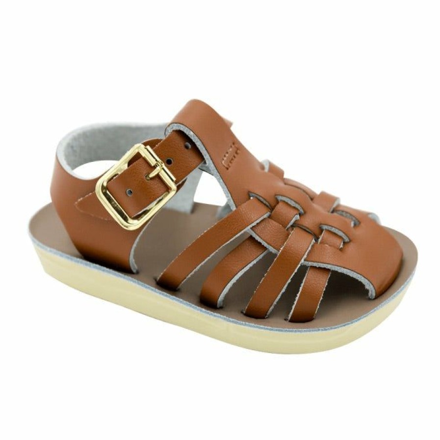 Boys Shoes | * Sailor Sandal Hoy Shoe, Salt Water Sale Tan