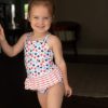 Little Girls (0-2 Years) | * Stars And Stripes Lainey Swim James U0026 Lottie Opening Sales Mult