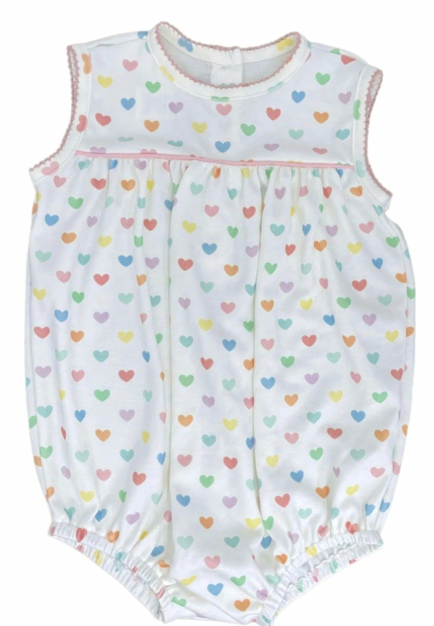 Little Girls (0-2 Years) | * Reece Rainbow Heart Print Bubble James U0026 Lottie Discount Wmul