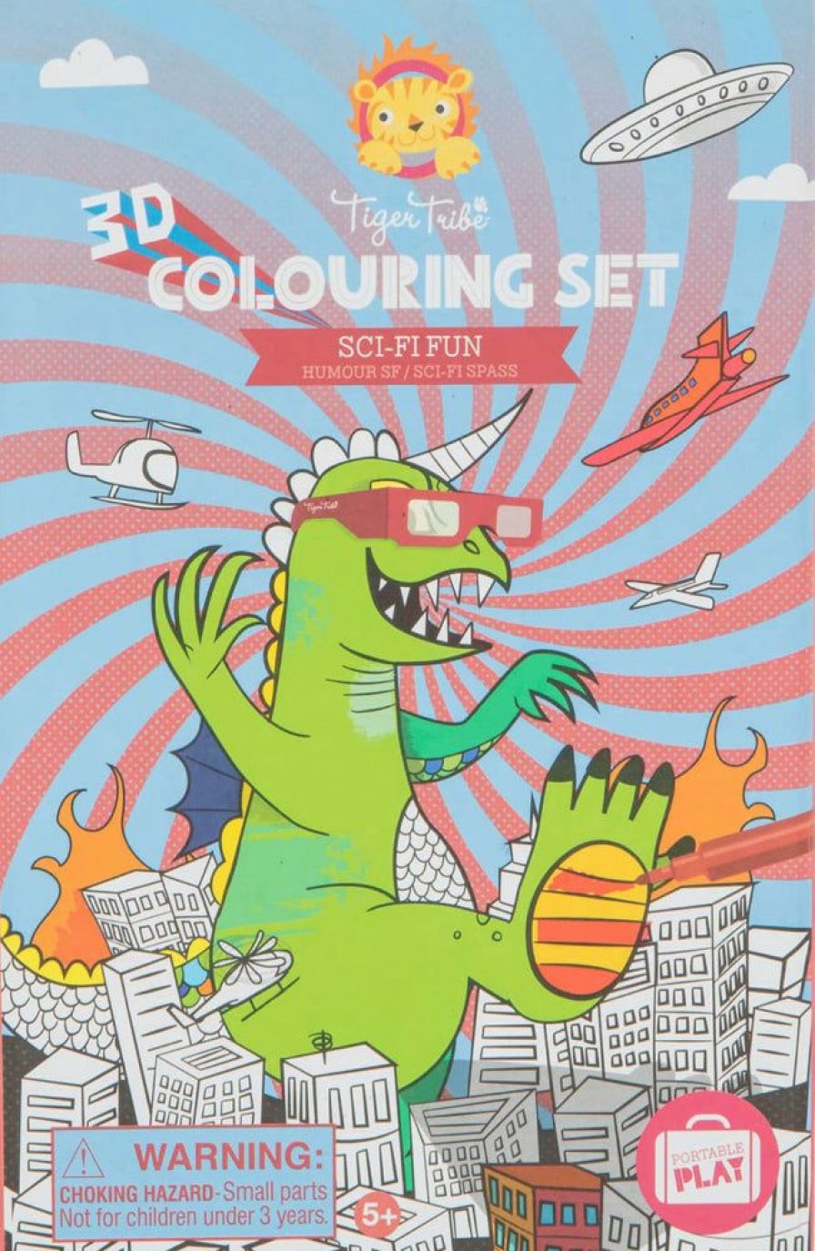 Toys | * Sci-Fi Fun 3D Coloring Set Schylling Special