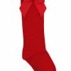 Little Girls (0-2 Years) | * Knee Socks With Side Bow Carlomagno 100% Guarantee Red