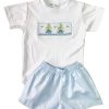 Baby Boys | * Lulu Bebe Tom Sailboat Smocked Short Set Lulu-Bebe Quick Delivery Whbl