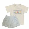 Baby Boys | * Lulu Bebe Smocked Seashell Short Set Lulu-Bebe Top Sell Whlb