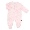 Little Girls (0-2 Years) | * Magnetic Me Doeskin Footie Wholesale Pink