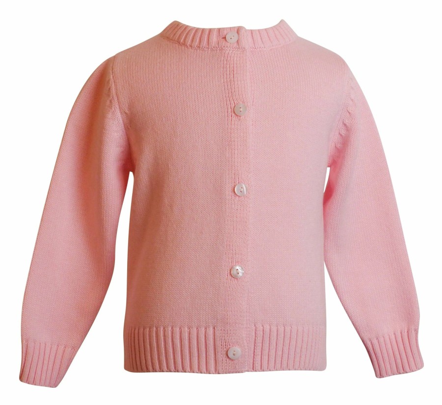 Little Girls (0-2 Years) | * The Yellow Lamb Carey Cardigan Discount Store Pink