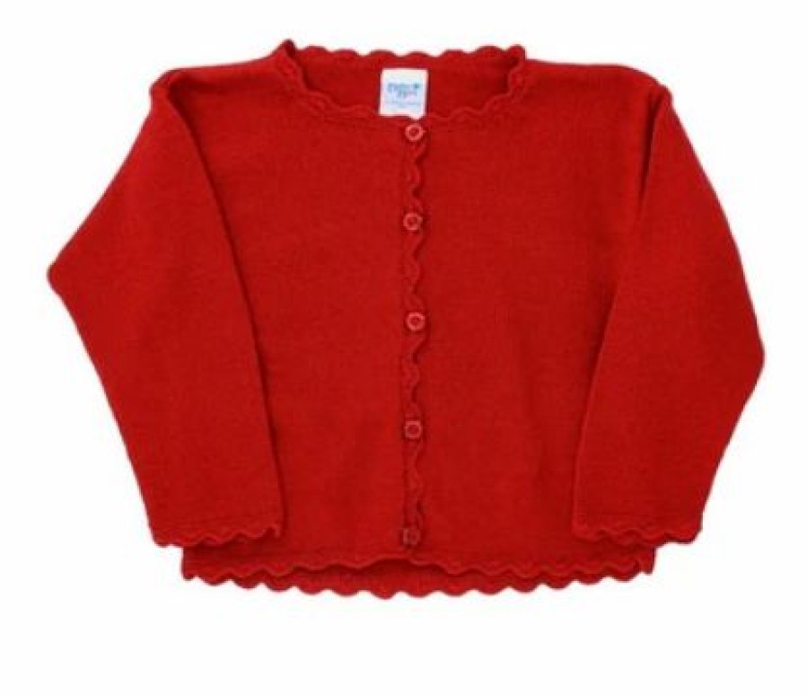 Little Girls (0-2 Years) | * Bailey Boys Girls Cardigan Sweater Fashionable Red