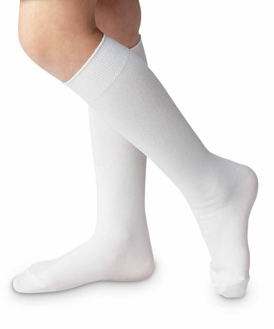 Little Girls (0-2 Years) | * Jefferies Socks Classic Nylon Knee High Socks 1 Pair White Cut Price Prwh