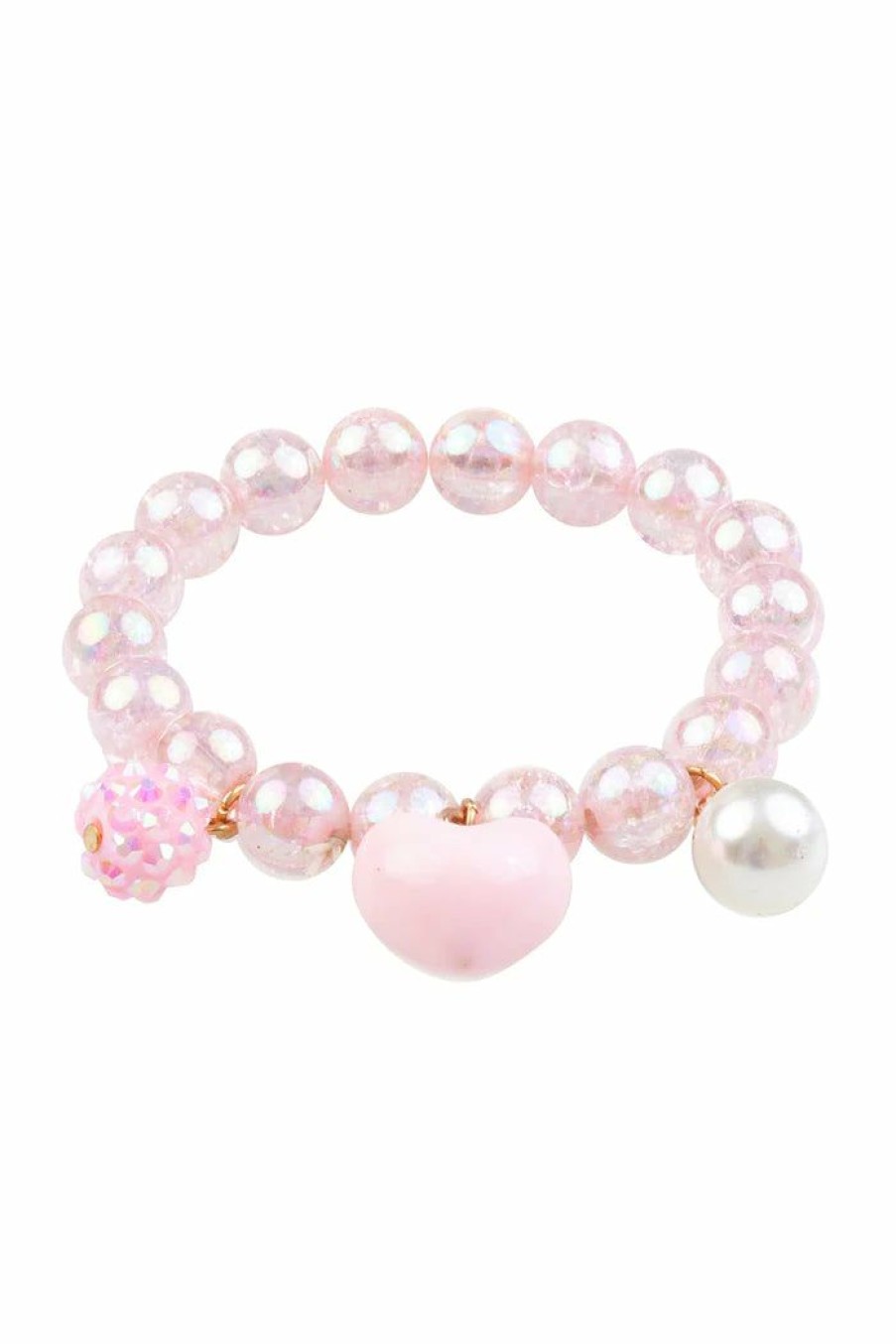 Gifts & Accessories | * Pink Heart Bobble Bracelet Great Pretenders Excellent Quality