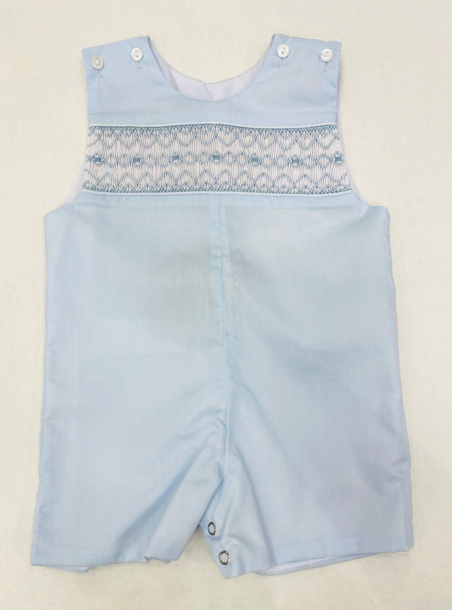 Little Boys (0-2 Years) | * Pete Smock Shortall Light Blue Lulu-Bebe Original Lblu