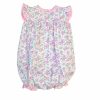 Little Girls (0-2 Years) | * Lulu Bebe Floral Bubble With Butterfly Sleeves Lulu-Bebe Cheap Online Lvpk