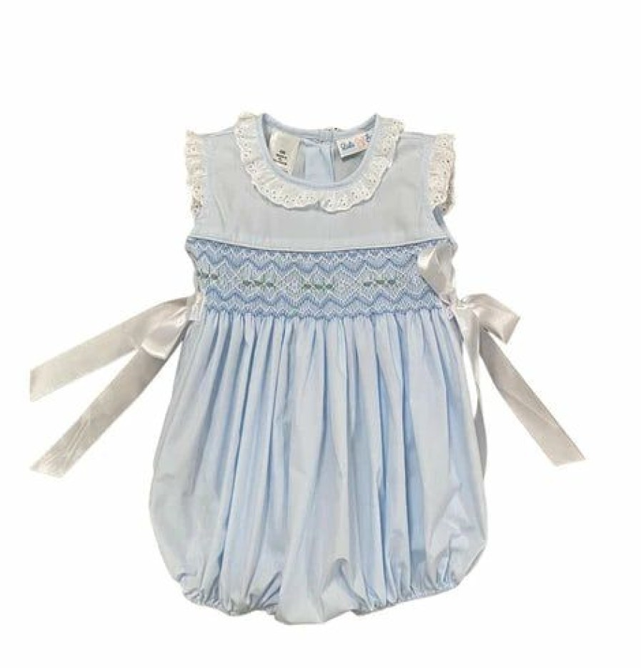 Little Girls (0-2 Years) | * Geo Smocked Waist Bubble Lulu-Bebe Discount Lblu