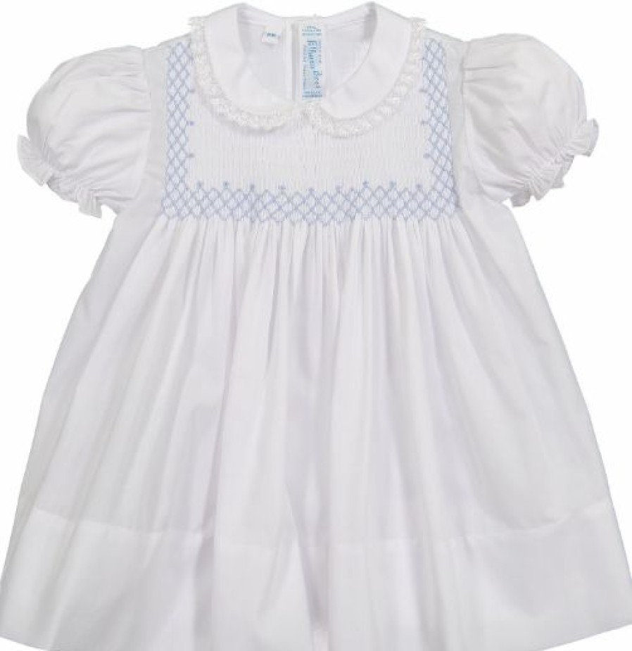 Little Girls (0-2 Years) | * Vintage Smocked Bodice Dress 17470 Feltman Top Sellers Whbl