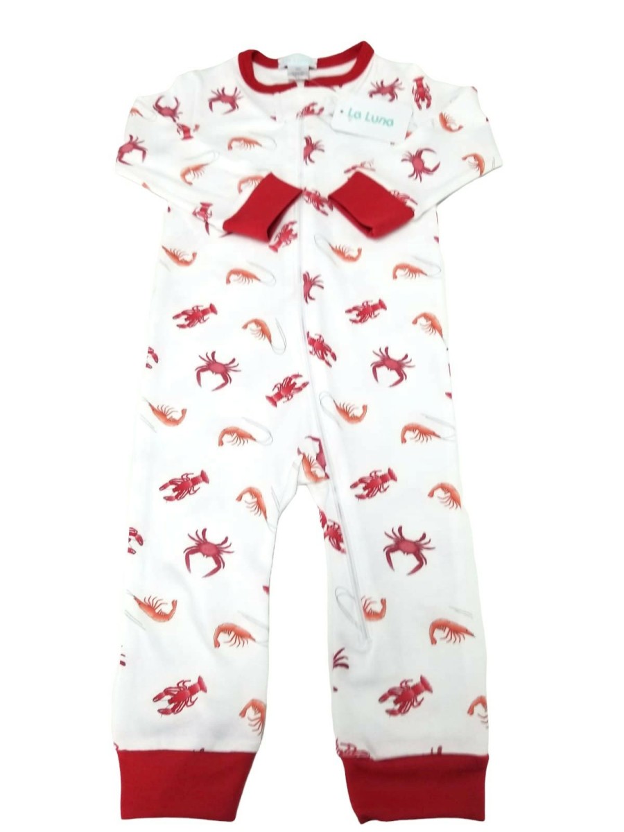 Little Boys (0-2 Years) | * La Luna Boys Footless Seafood Tendy Style Whrd