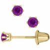 Gifts & Accessories | * Amethyst Earring Kiddie Kraft Classical Amth