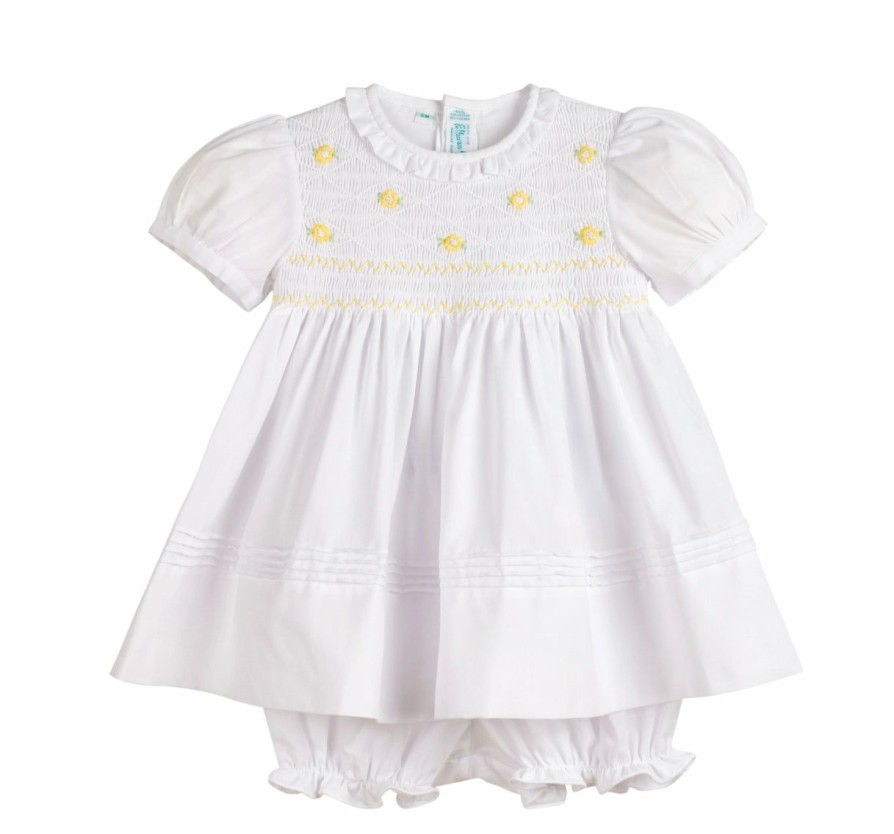 Little Girls (0-2 Years) | * The Classic Daisy Dress Feltman Best Choice Wht