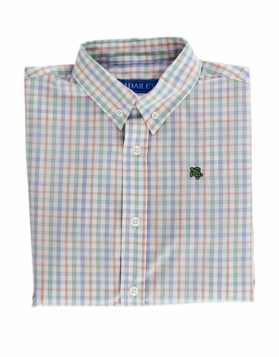 Bailey Boys | * Bailey Boys Roscoe Button Down Shirt Ist Plaid Opening Sales Sunk