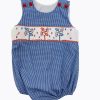 Little Boys (0-2 Years) | * Cam Pinwheel Smocked Blue Boy Bubble Lulu-Bebe Special Royl