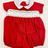 Little Boys (0-2 Years) | * Noah Smock Christmas Boy Bubble Lulu-Bebe Popular Red