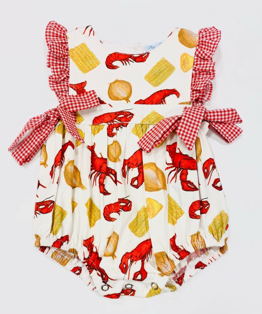 Little Girls (0-2 Years) | * Ellie Crawfish Bubble With Ruffle Me-Me Discount Online Mult