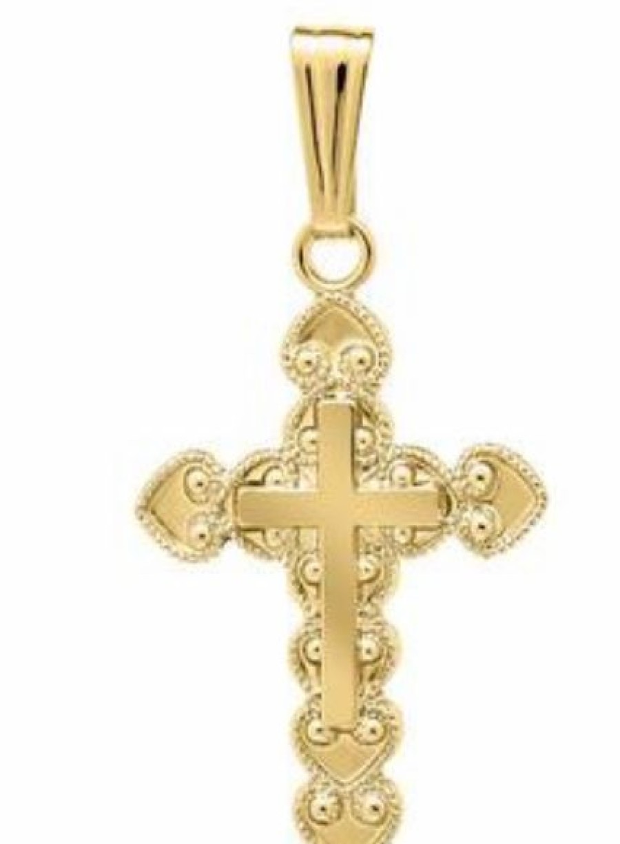 Gifts & Accessories | * 14K Cross Pendant Kiddie Kraft Fashionable 14Gf