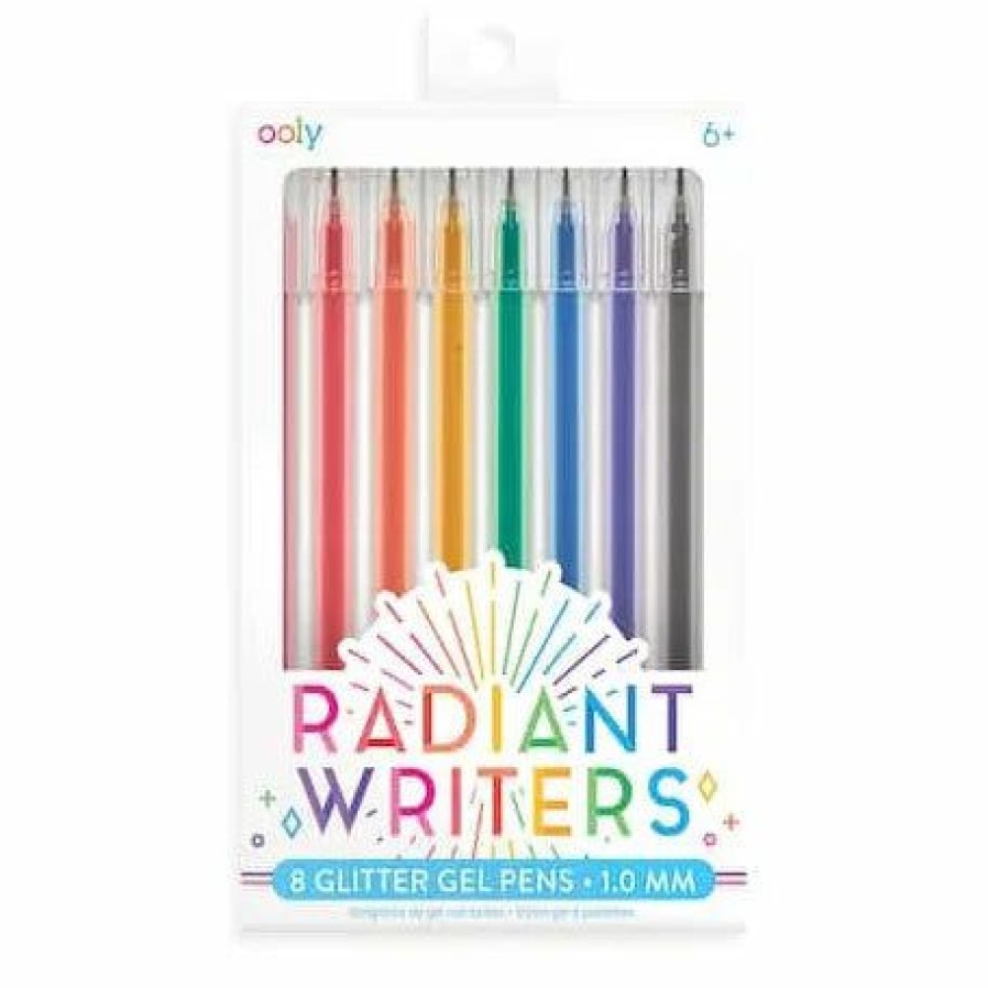 Toys | * Radiant Writers 8 Color Glitter Gel Pens Ooly Outlet Set8