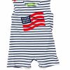 Baby Boys | * Applique American Flag Boy Romper Be Mine Discount