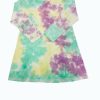 Little Girls (0-2 Years) | * Mardi Gras Tie Dye Aline Dress Me-Me Cut Price Mrgd